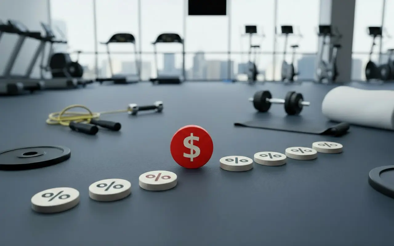 ticket médio de academia