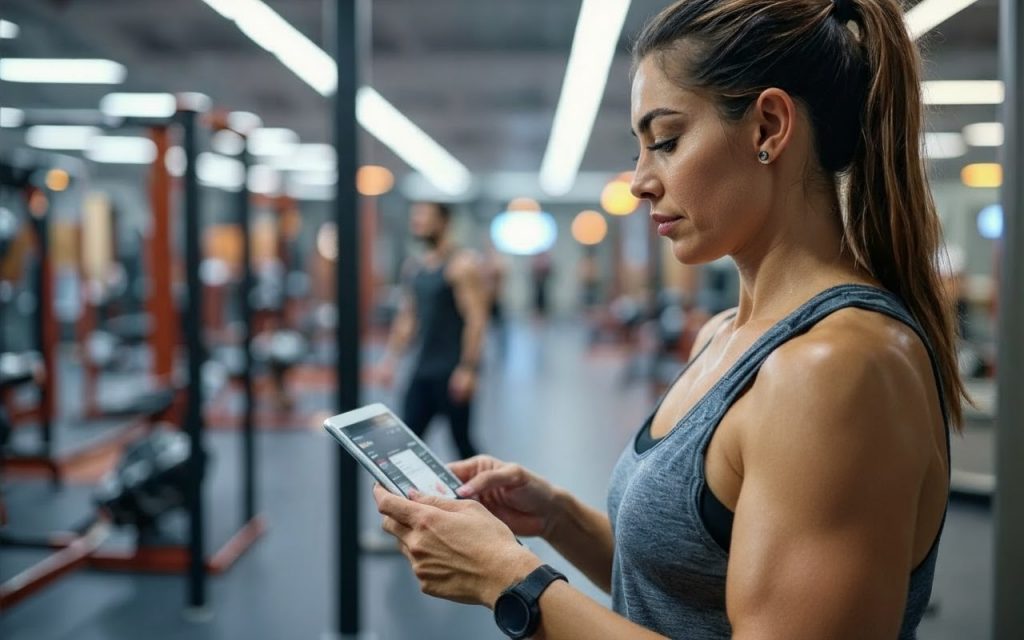 lista de treino de academia